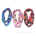 2015 Floral Print Knitted round Neck Scarf